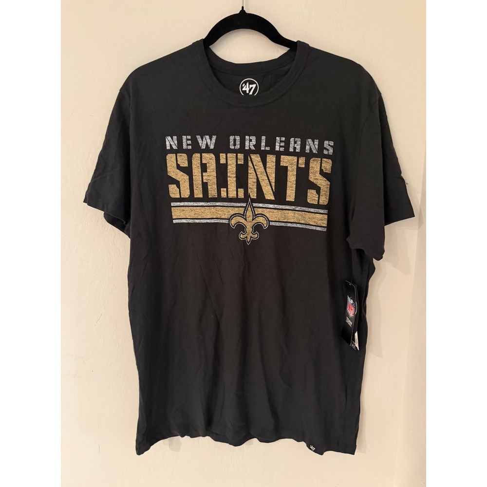 Men's 47 Brand New Orleans Saints NFL T-Shirt Size Large NWT